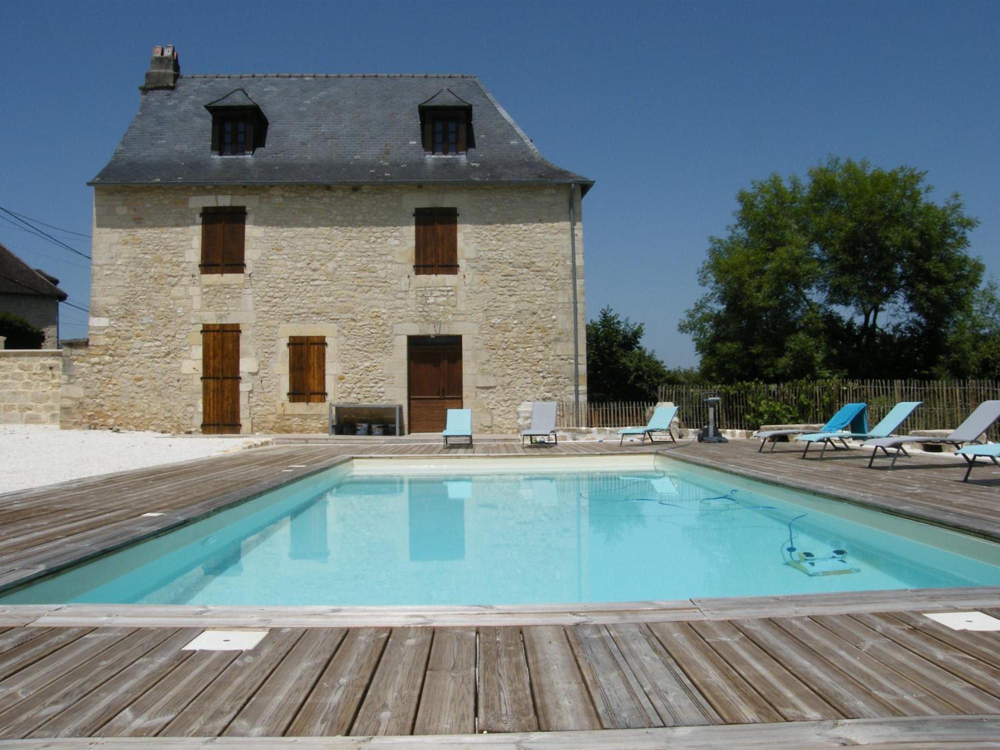 Lou Chastel, Demeure Perigourdine Climatisee Avec Piscine Privee Et Chauffee La Bachellerie Luaran gambar
